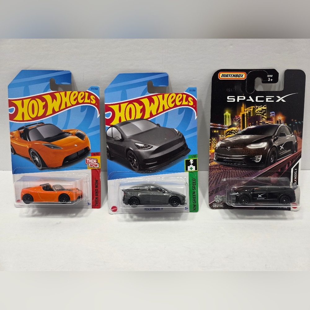 *Special Offer* Hot Wheels and Matchbox Tesla Bundle